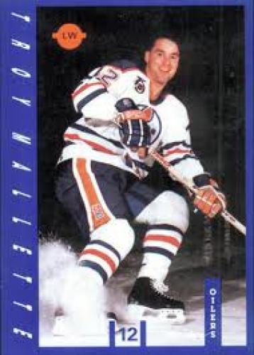 Edmonton Oilers 1991-92 hockey card