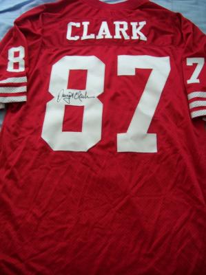 Dwight Clark autographed San Francisco 49ers authentic jersey