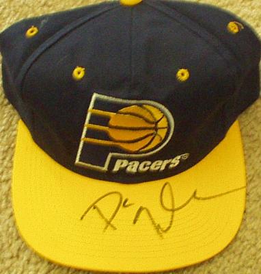 Dan Quayle autographed Indiana Pacers cap or hat