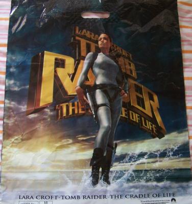 Lara Croft Tomb Raider The Cradle of Life movie promo bag