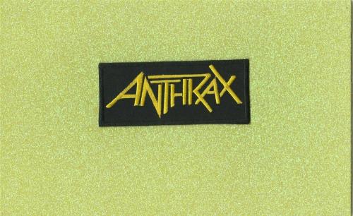 ANTHRAX ROCK MUSIC BAND IRON ON PATCH