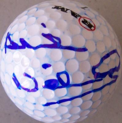 Alison Nicholas (LPGA) autographed golf ball