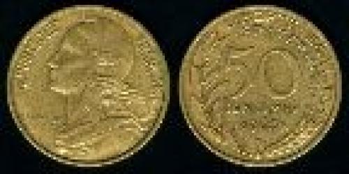 50 centimes; Year: 1962-1964; (km 939)