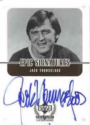 Jack Youngblood certified autograph Upper Deck Century Legends card