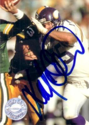 Keith Millard autographed Minnesota Vikings 1991 Pro Set card