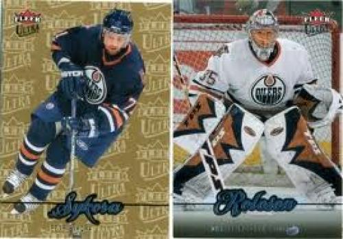 Edmonton Oilers Petr Sykora 2007-2008 Fleer Ultra Dwayne Roloson