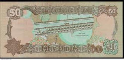 Banknotes;Iraq 50‑dinars Year: 1994