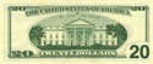 20 Dollars; Issue of 1996-1999; (enlarged portraits)