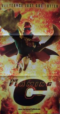Flaming C (Conan O'Brien) 2011 Comic-Con foldout promo poster