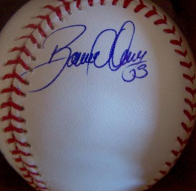 Bobby Abreu autographed MLB baseball