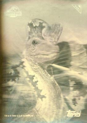 Jurassic Park Topps hologram card #2/4