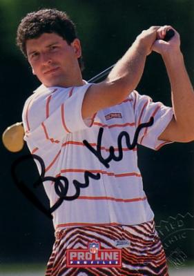 Bernie Kosar certified autograph Cleveland Browns 1992 Pro Line card