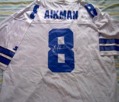 Troy Aikman autographed Dallas Cowboys replica jersey