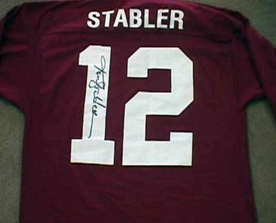 Ken Stabler autographed Alabama jersey