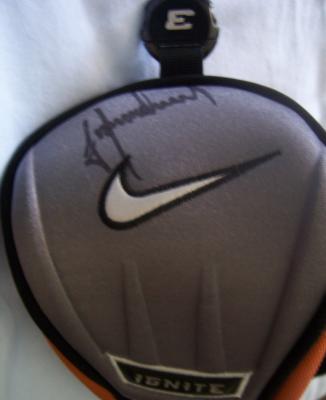 Trevor Immelman autographed Nike Ignite 3 wood head cover
