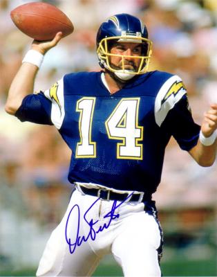 Dan Fouts autographed San Diego Chargers 8x10 photo