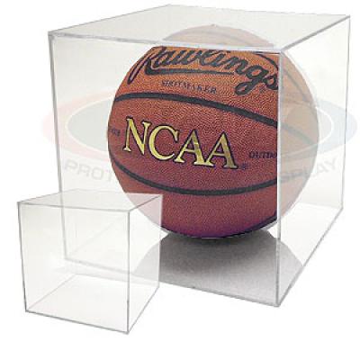 Basketball display case cube holder