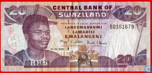 Swaziland Emalangeni 20