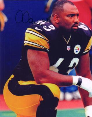 Dermontti Dawson autographed Pittsburgh Steelers 8x10 photo