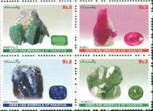 Gem n Minerals of Pakistan MNH 