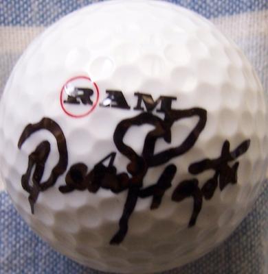 Dennis Haysbert autographed golf ball