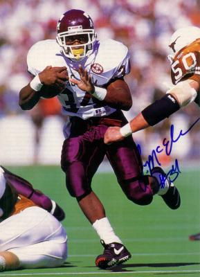 Leeland McElroy autographed Texas A&M full page magazine photo