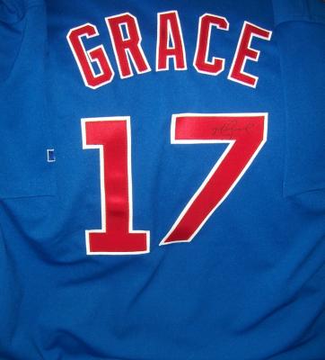 Mark Grace autographed Chicago Cubs authentic game model jersey