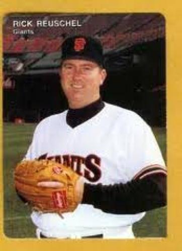 Baseball Card; 1991 Mother's Cookies Giants (#14 Rick Reuschel)