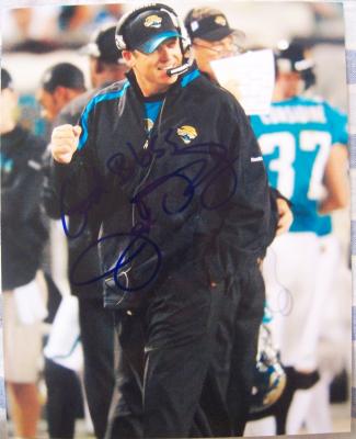 Jack Del Rio autographed Jacksonville Jaguars 8x10 photo