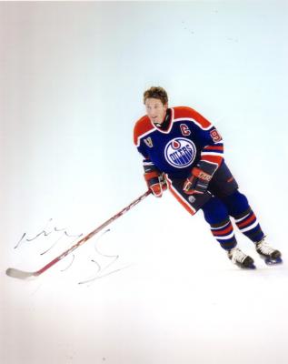 Wayne Gretzky autographed Edmonton Oilers 8x10 photo