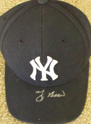 Yogi Berra autographed New York Yankees cap