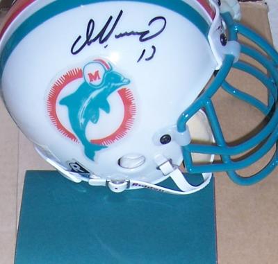 Dan Marino autographed Miami Dolphins authentic mini helmet (UDA)