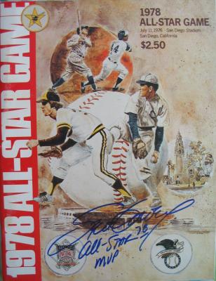 Steve Garvey (Dodgers) autographed 1978 All-Star Game inscribed All-Star MVP 78