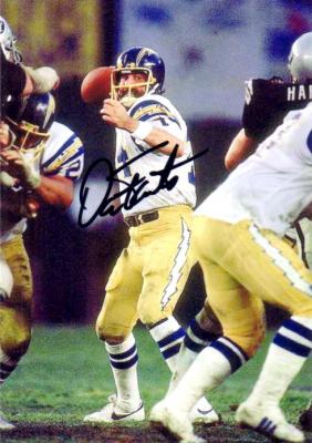 Dan Fouts autographed San Diego Chargers 5x7 photo