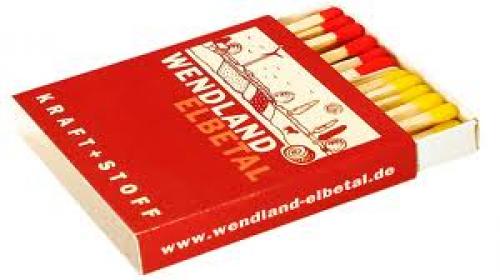 Matchboxes; red yellow tips Coloured tip branded match boxes