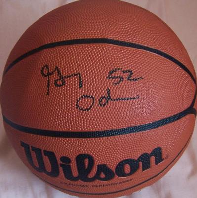 Greg Oden autographed Wilson NCAA full size basketball