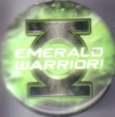 Green Lantern Emerald Warrior 2011 Comic-Con promo button or pin