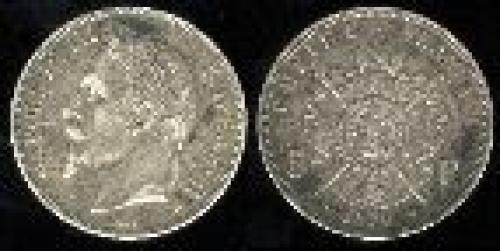 5 francs; Year: 1861-1870; (km 799)