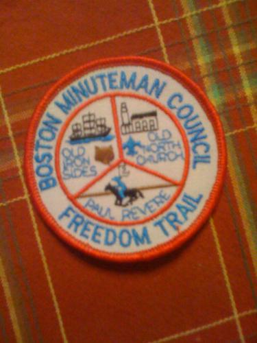 Boston Mass Minuteman Council Boy Scout patch