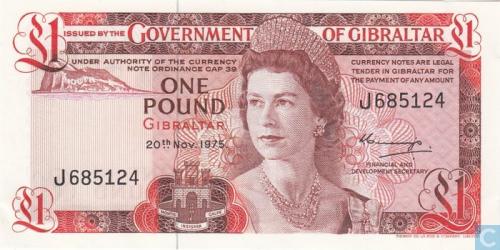 Gibraltar 1 Pound 1975