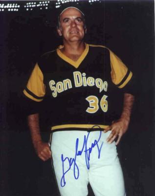 Gaylord Perry autographed San Diego Padres 8x10 photo