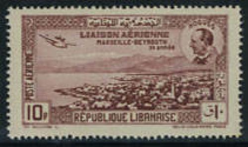 First Marseille-Beirut flight 1v; Year: 1938