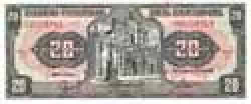 20 Quito, Ecuador banknotes
