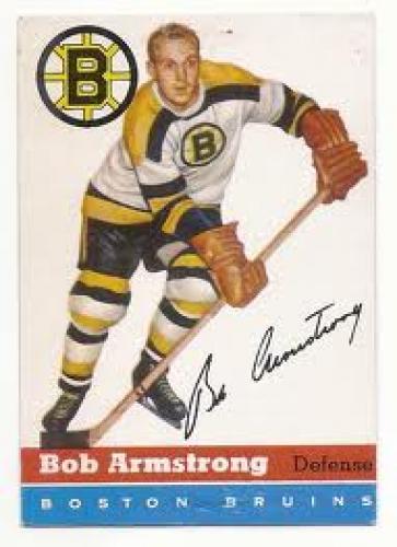1954-55 Topps Hockey Cards; #7 Bob Armstrong