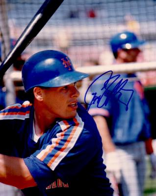 Gregg Jefferies autographed New York Mets 8x10 photo