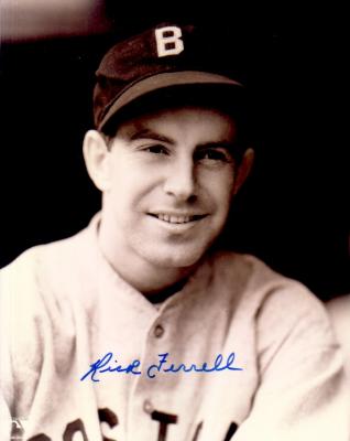 Rick Ferrell autographed Boston Red Sox 8x10 photo