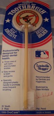 Baltimore Orioles logo baseball bat youth toothbrush