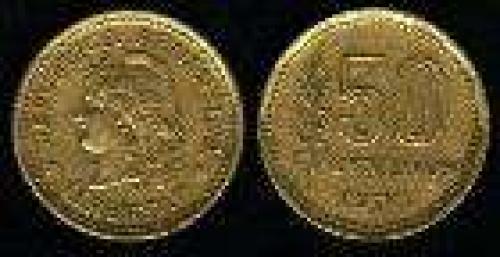 50 Centavos; Year: 1970-1976; (km 68); bronce; LIBERTAD LAUREL