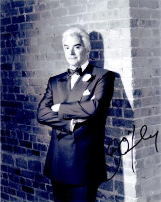 John O'Hurley autographed 8x10 black and white portrait photo