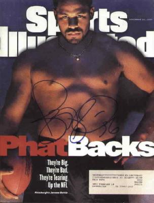 Jerome Bettis autographed 1997 Sports Illustrated